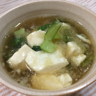 風邪&妊婦に☆小松菜と豆腐の生姜おろし煮